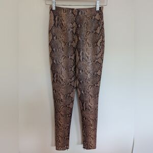 Zara Snakeskin Pants XS